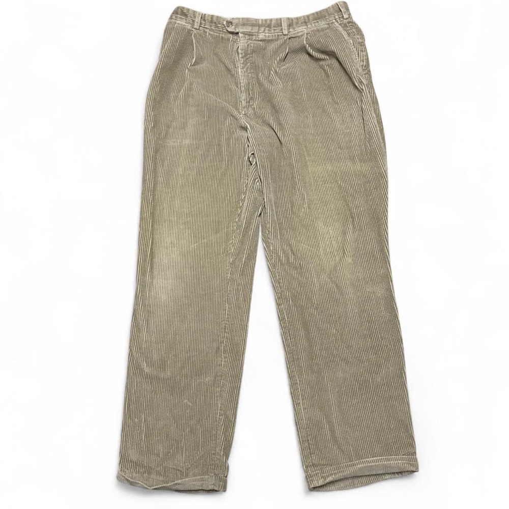 Vintage Eddie Bauer AKA Corduroy Pants Men's 40 (40x32) Brown Made In USA Baggy